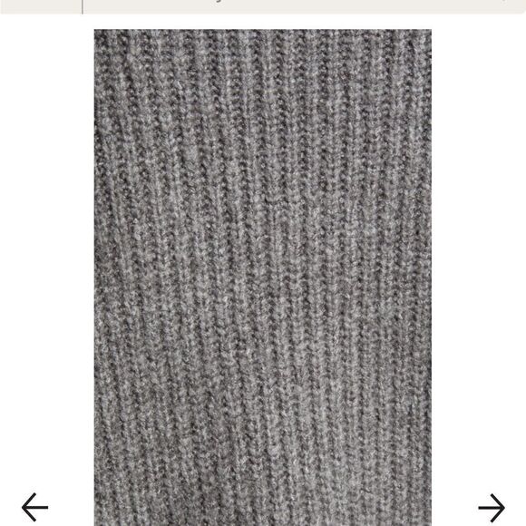 💼NWT Halogen Super Soft Balloon Sleeve Sweater Vneck Heather Gray Size XL - Picture 2 of 7